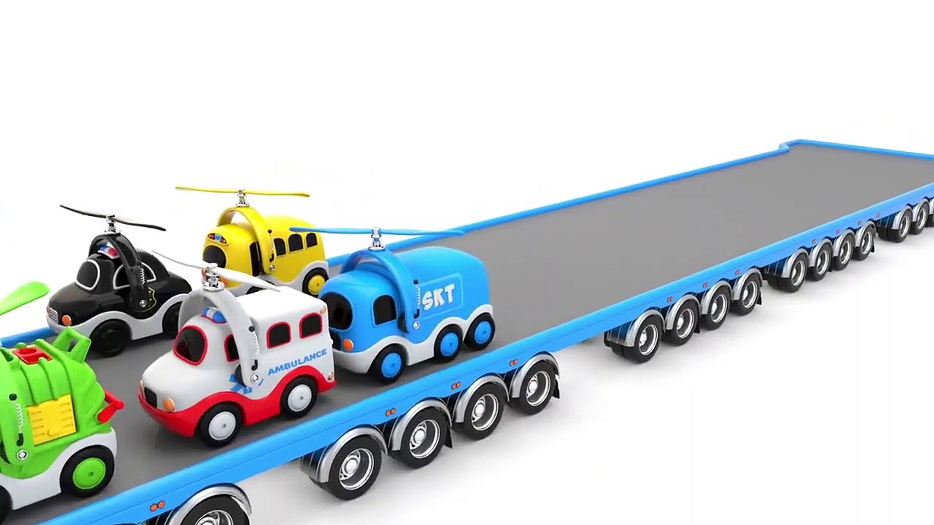Kids Play Flying Street Vehicles Play On Transport Car Carrier Truck For  Babies And Children- - video Dailymotion