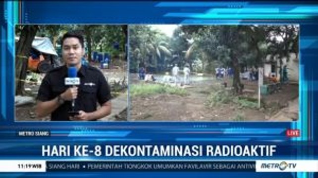 Proses Dekontaminasi Radioaktif di Tangsel Masuki Hari ke-8