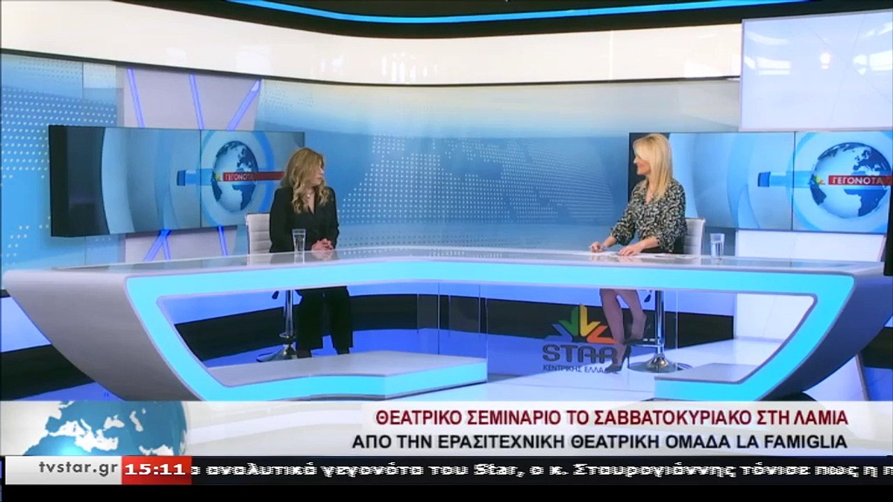 Θεατρικό Σεμινάριο το Σαββατοκύριακο στη Λαμία από την ερασιτεχνική θεατρική ομάδα La Famiglia