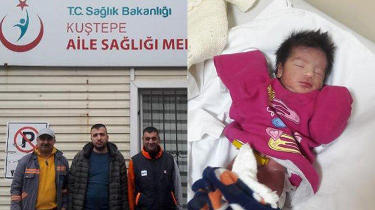 Şişli'de çöp konteynerinde yeni doğmuş bebek bulundu