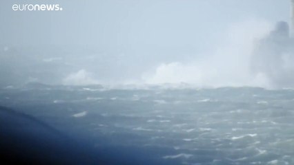 ¿Estaba realmente agitándose este faro por la tormenta Dennis?