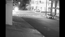 Câmera flagra acidente de trânsito na Avenida Carlos Gomes