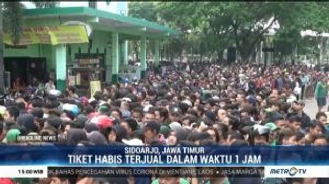 26 Ribu Tiket Final Piala Gubernur Jatim 2020 Habis Terjual dalam Satu Jam