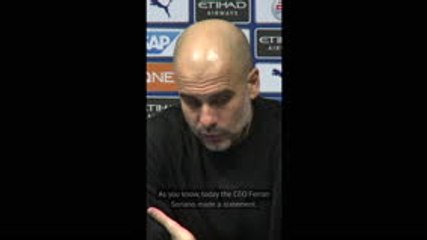 Guardiola has 100 per cent confidence in Man City appeal