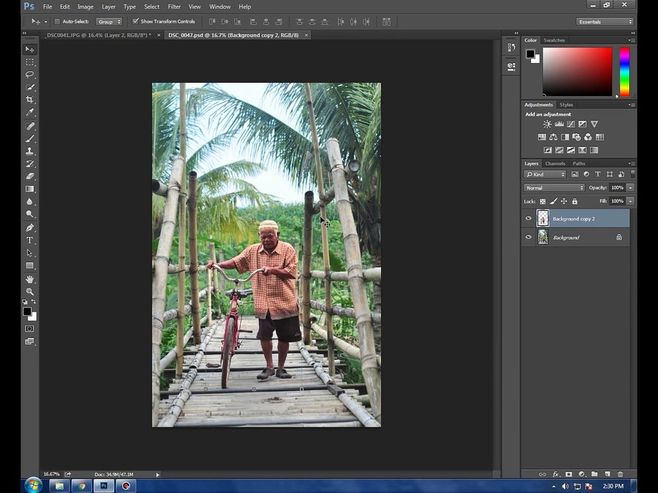 On the Desert - Photoshop Manipulation Tutorial