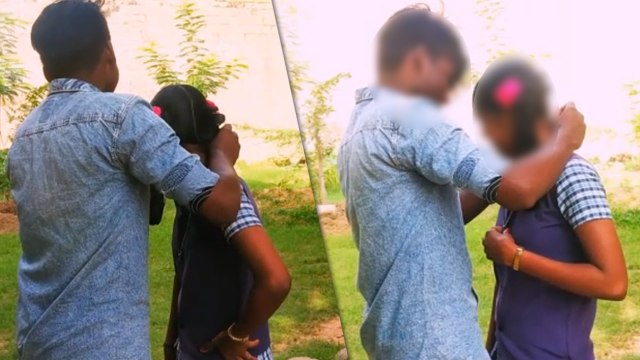 மாணவி கழுத்தில் தாலி கட்டும் மாணவன்.. அதிர வைக்கும் வீடியோ!