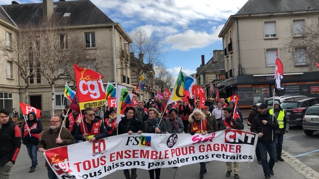 Manifestation de l’intersyndicale contre la réforme des retraites