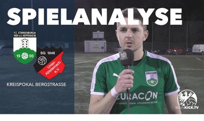 Die Spielanalyse | FC Starkenburgia Heppenheim - SG Unter-Abtsteinach (Pokal, Viertelfinale)