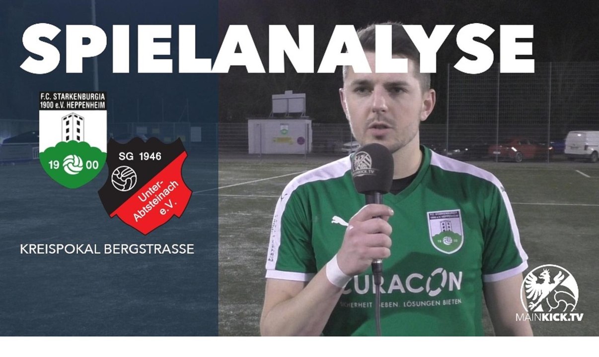 Die Spielanalyse | FC Starkenburgia Heppenheim - SG Unter-Abtsteinach (Pokal, Viertelfinale)