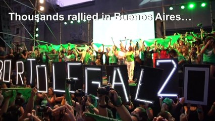 Argentina abortion law rally draws thousands