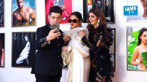 Rekha on posing next to Big B pic: 'Yahaan danger zone hai'