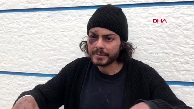 Edirne yunan polisi mısırlı göçmeni darbetti