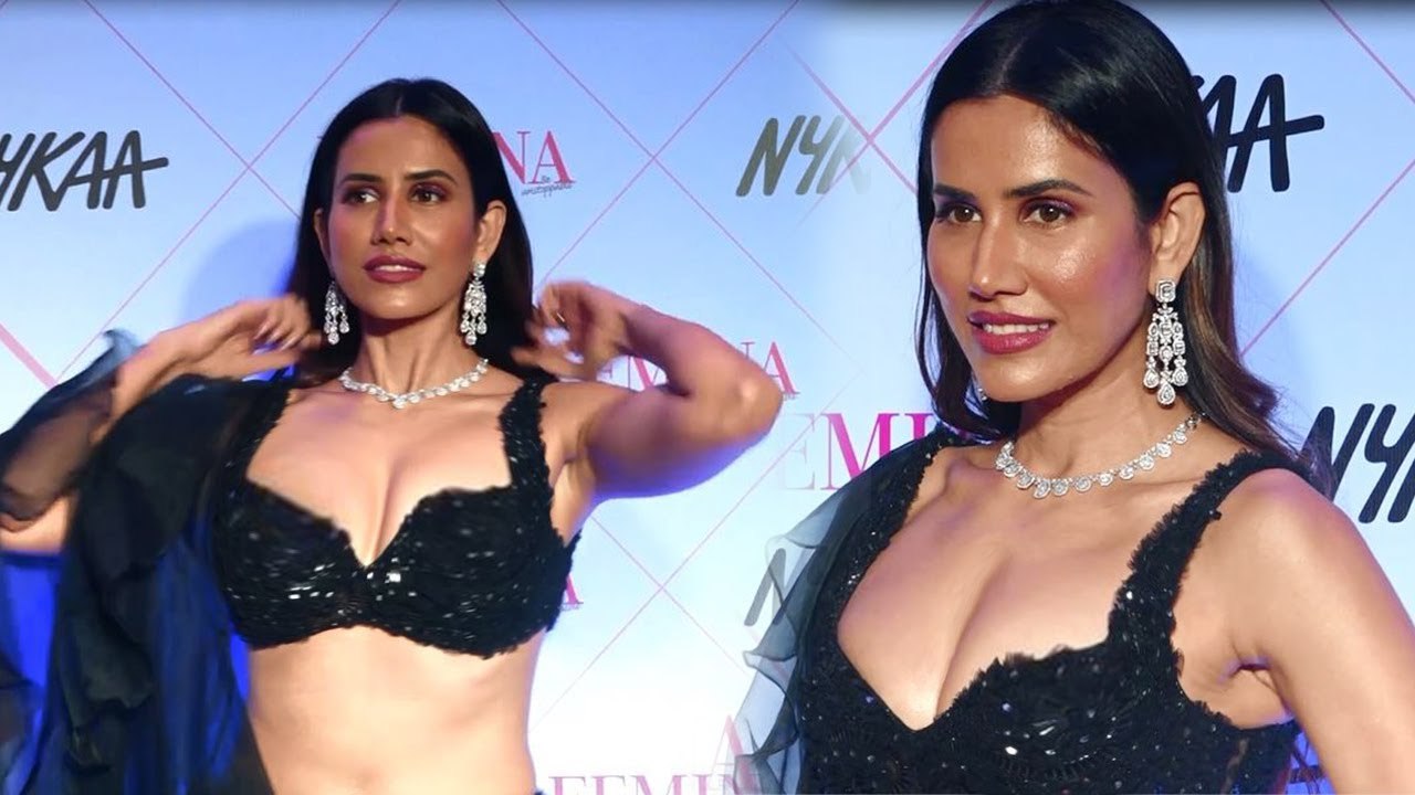 Sonnalli Seygall FLAUNT  her Beauty ASSETS at Nykaa FEMINA BEAUTY AWARDS 2020