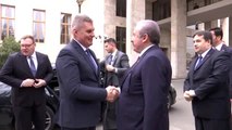 TBMM Başkanı Şentop, Karadağ Parlamento Başkanı Brajoviç ile görüştü (2)