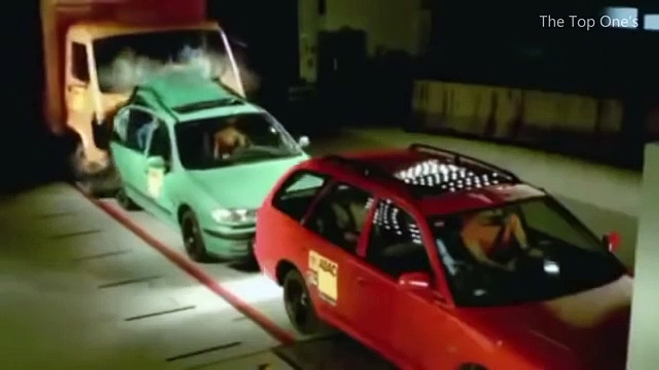 Car Vs Truck Crash Test  - Trailer Underride Testing 2020