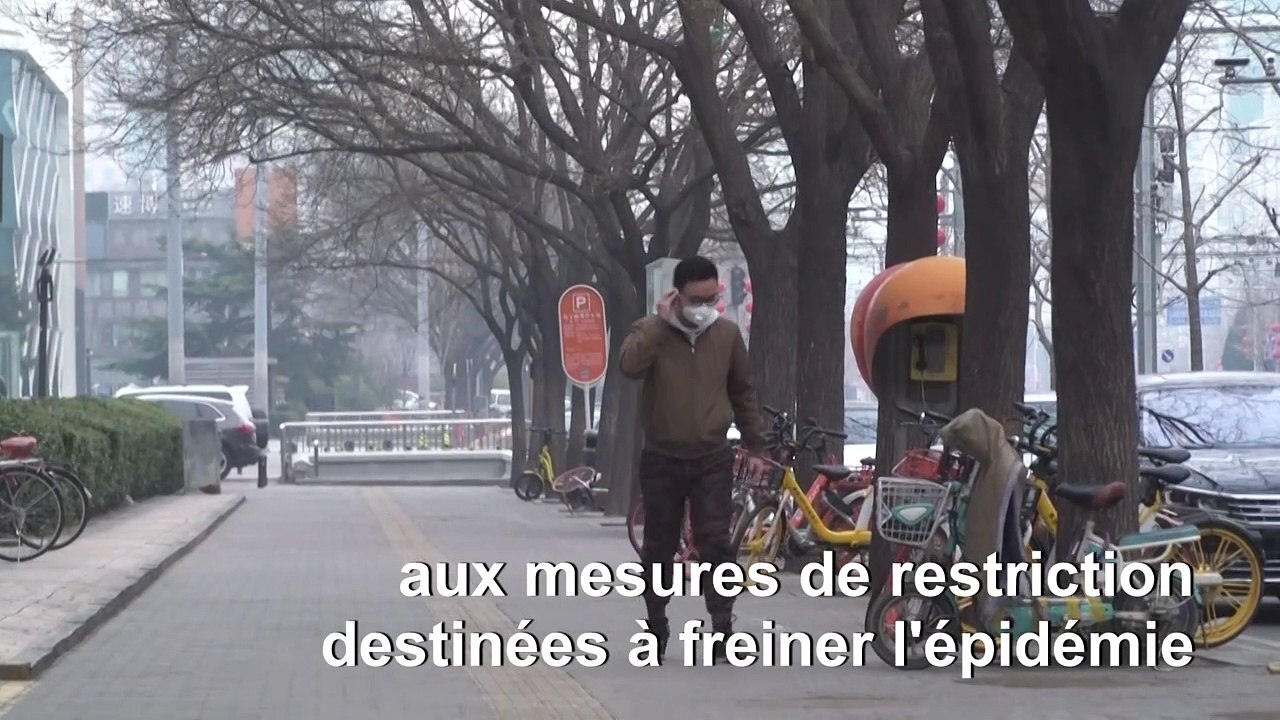 Les Pékinois s'adaptent aux restrictions mises en place contre le coronavirus