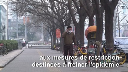 Les Pékinois s'adaptent aux restrictions mises en place contre le coronavirus
