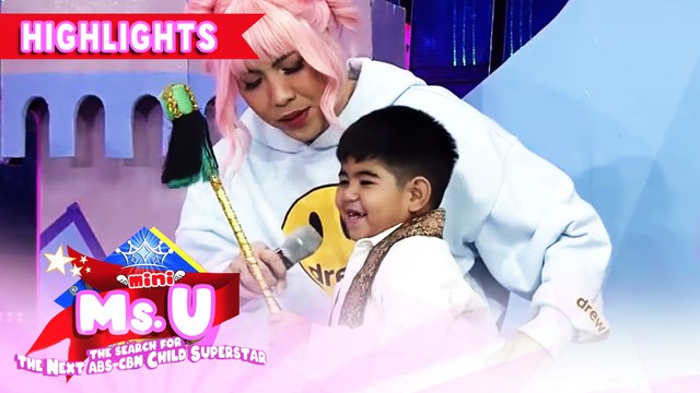 Yorme tries baton twirling | It's Showtime Mini Miss U