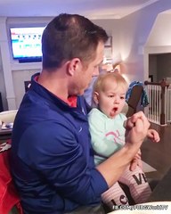 Funniest Time When Baby's Nose Being Stealed