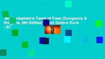 Mordenkainen's Tome of Foes (Dungeons & Dragons, 5th Edition)  Best Sellers Rank : #5