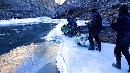 Chadar trek - a frozen highway