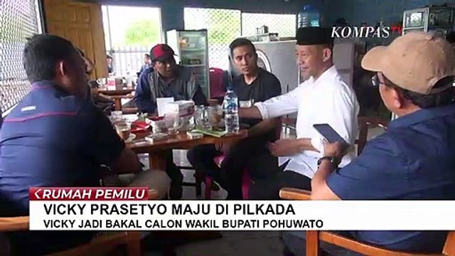 Vicky Prasetyo Serius Maju Jadi Wakil Bupati Dampingi Salahudin Pakaya