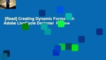 [Read] Creating Dynamic Forms with Adobe LiveCycle Designer  Review