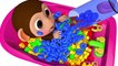 Learn Colors With Animal - Learn Colors Baby Monkey Bunny Mold Bath Time Finger Song Nursery Rhymes for Kid Children