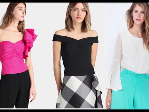 BLUSAS ELEGANTES DE MODA CHIC FASHION BLOUSES