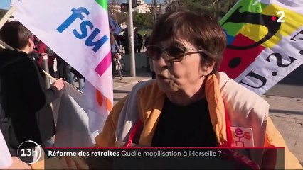 Réforme des retraites : une mobilisation en baisse à Marseille