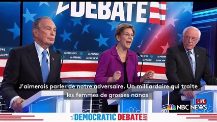 Un "milliardaire arrogant" : Michael Bloomberg sous le feu des critiques lors de son premier débat de la primaire démocrate