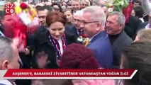 Meral Akşener'e Babaeski'de yoğun ilgi