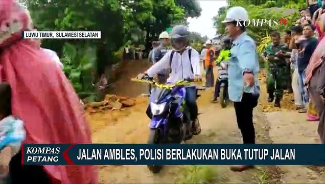 Jalan Ambles, Polisi Berlakukan Buka - Tutup Jalan
