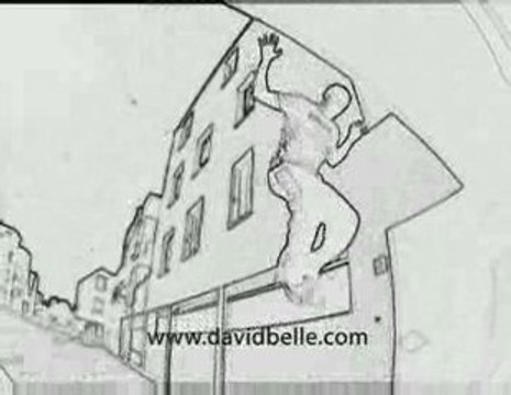 Parkour david belle dessin bont