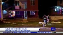 Nuevo homicidio en la provincia de Colón - Nex Noticias