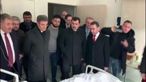 Büyükelçi Aydın, terör saldırısında yaralananları hastanede ziyaret etti