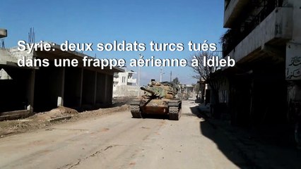 Syrie: Des troupes et des blindés turcs déployés sur la ligne de front d'Idleb, dans la ville de Sarmin