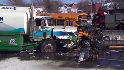 - Kanada'da 200 araç zincirleme kazaya karıştı: 2 ölü, 70 yaralı
