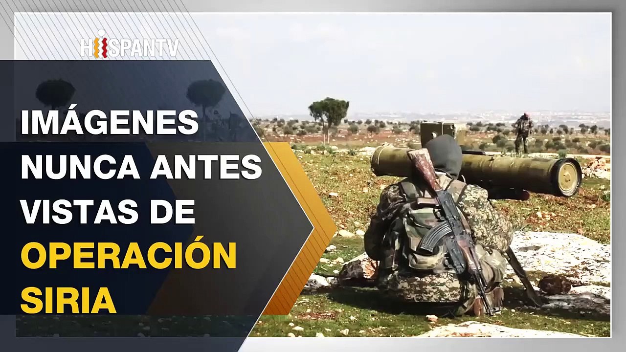 Imagen de las feroz  batalla entre el ejercito sirio y grupos terroristas por la estratégica carretera que une Alepo y Damasco