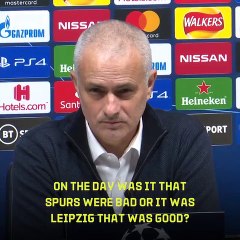 I don't like your question, I'm not going to answer - Mourinho