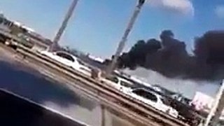 Ejercito nacional libio de Haftar destruye un carguero con armamento turco en el puerto de Trípoli
