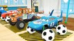 Learn Shapes with Cars Mcqueen, Monster Truck, Spec Mack Truck, Parking Vehilce