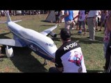 Radio Controlled Aircraft's Wing Breaks Mid Air Making Plane Crash on Ground