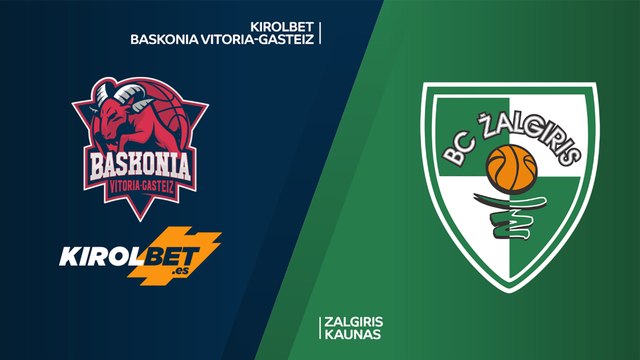 KIROLBET Baskonia Vitoria-Gasteiz - Zalgiris Kaunas Highlights | Turkish Airlines EuroLeague, RS Round 25