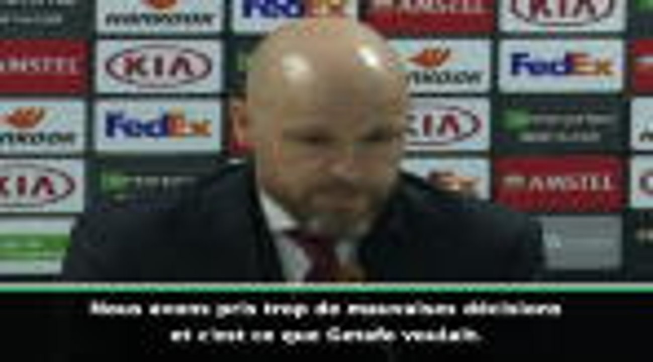 16es - ten Hag : "Trop de mauvaises décisions"