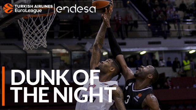 Endesa Dunk of the Night: Octavius Ellis, Olympiacos Piraeus