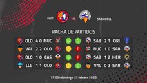 Previa partido entre Olot y Sabadell Jornada 26 Segunda División B