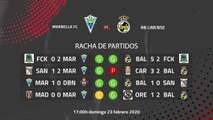 Previa partido entre Marbella FC y RB Linense Jornada 26 Segunda División B