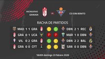 Previa partido entre Recreativo Granada y CD Don Benito Jornada 26 Segunda División B