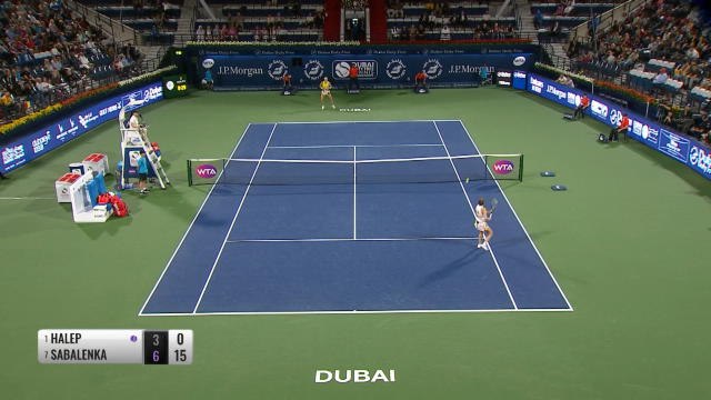 Halep battles her way into the Dubai Championships semifinal
